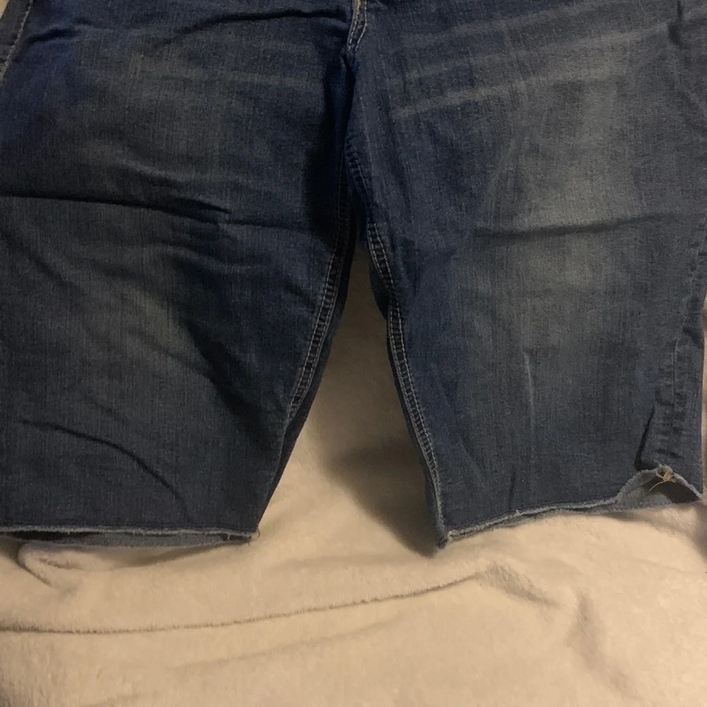 Seven7 Women's Blue Denim Shorts